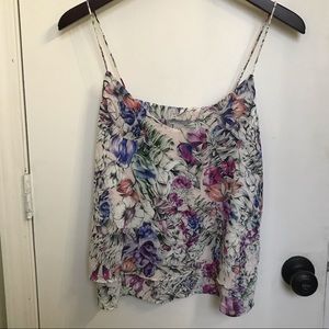 H&M floral flowy tank